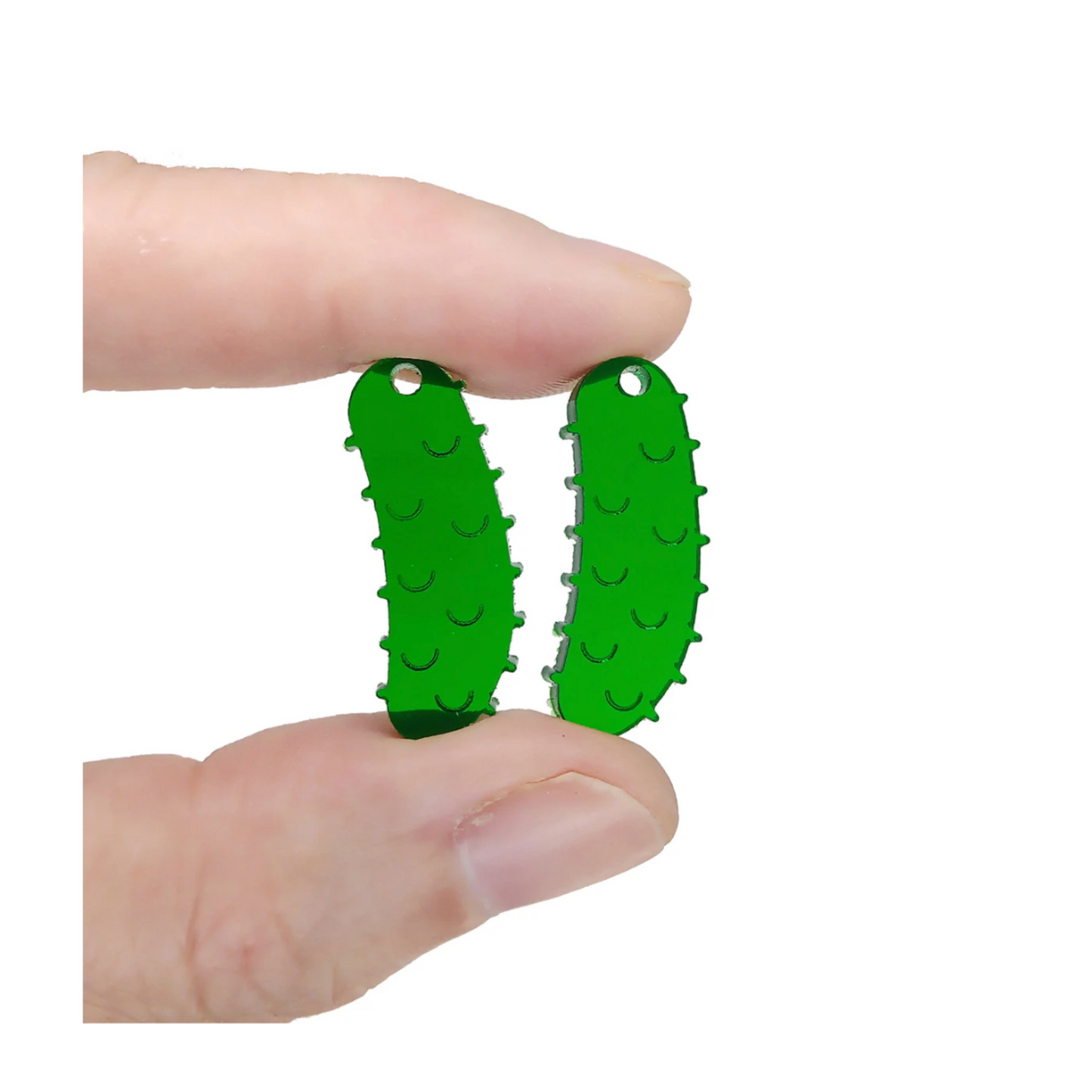 Pickle Earrings - Laser Cut Acrylic Dangle Earrings