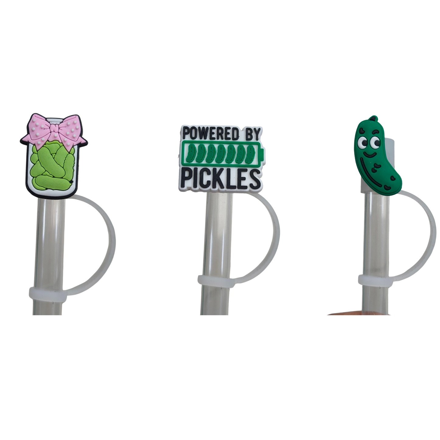 Pickle Straw Toppers