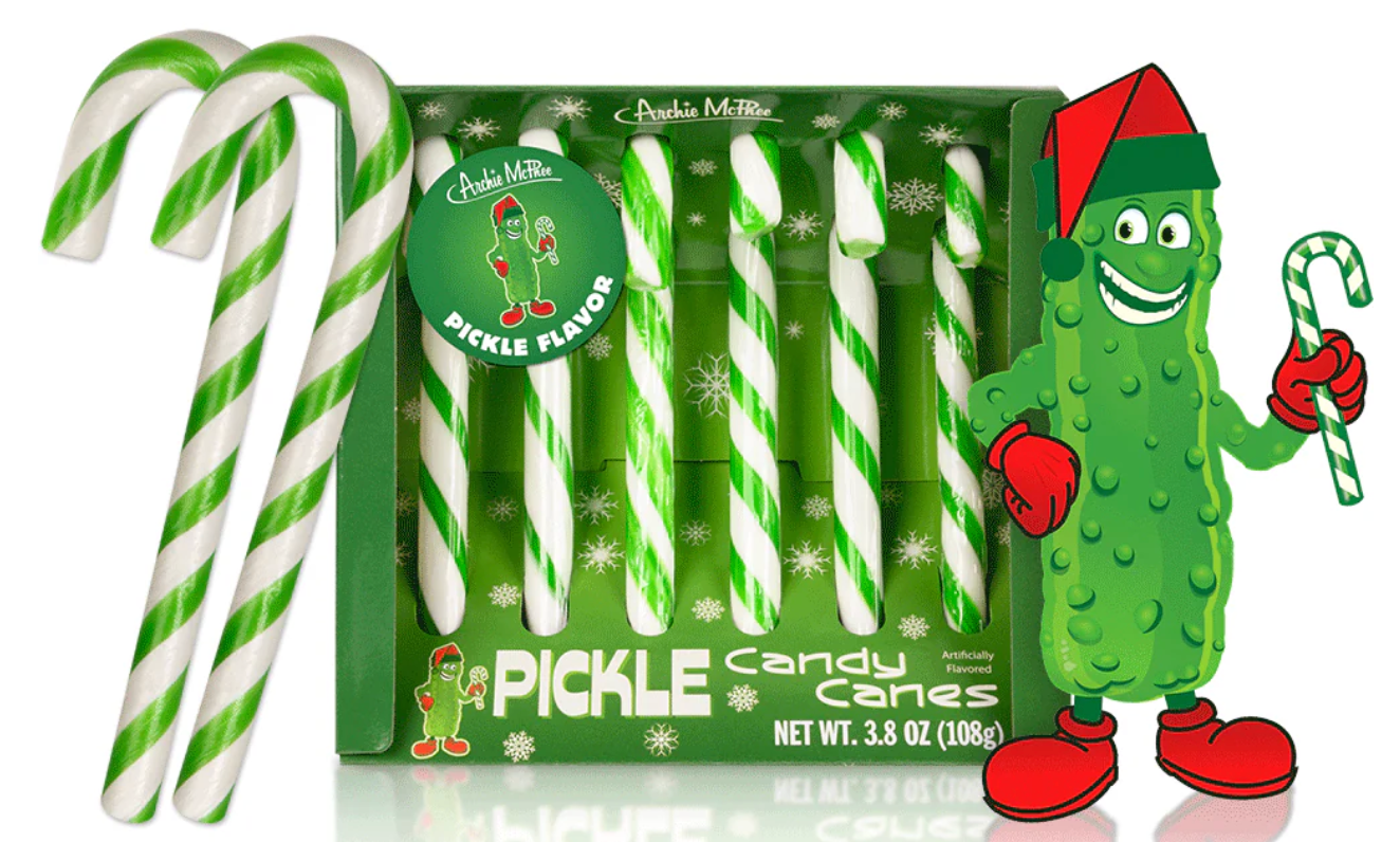Archie McPhee - Pickle Candy Canes