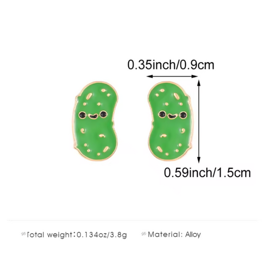 Mini Pickle Earrings