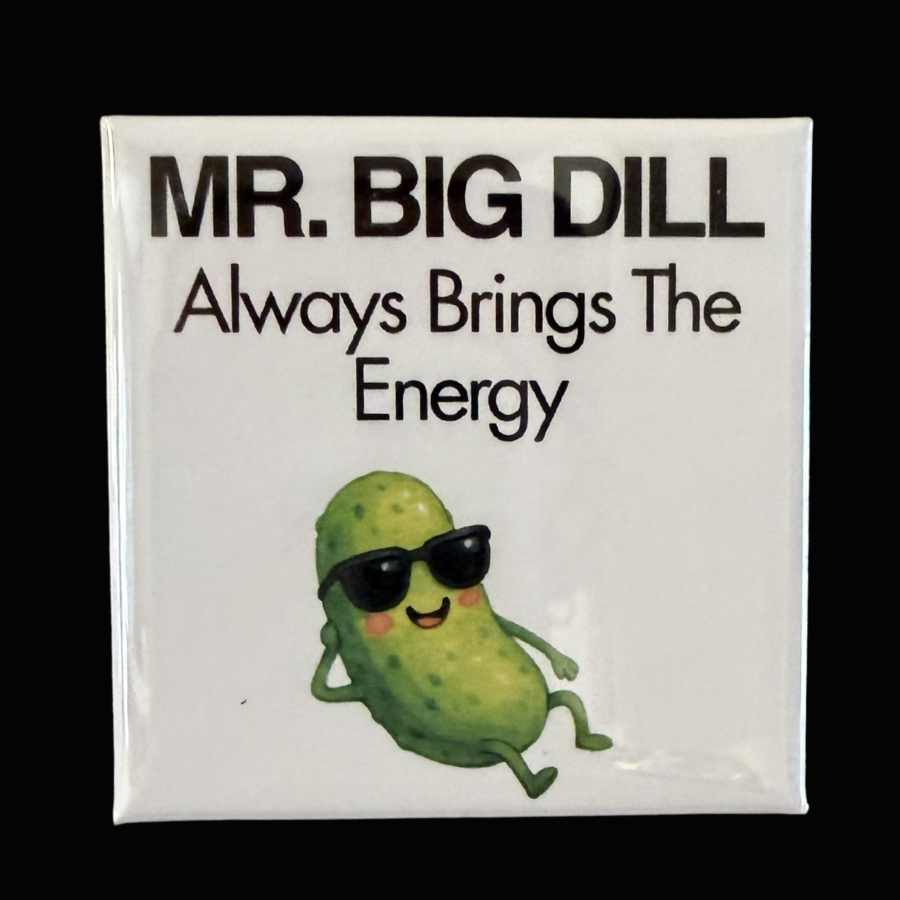 “Mr. Big Dill” Pickle Magnet | Funny Big Dill Fridge Magnet for Pickle Lovers