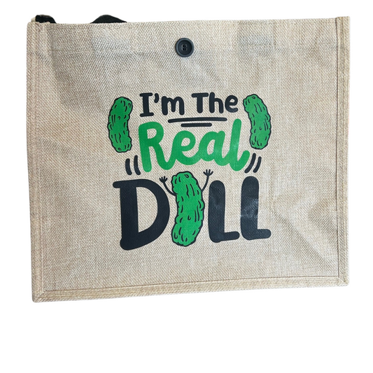 The Real Dill - Reusable Pickle Tote Bag