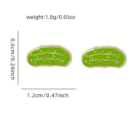Pickle Stud Earrings