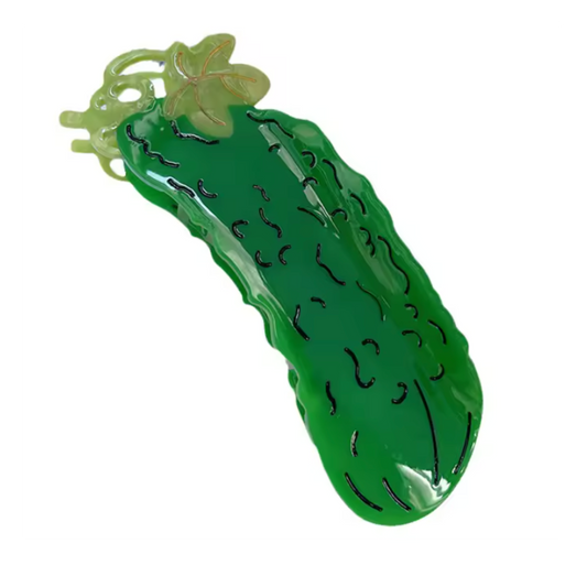 Pickle Hair Claw Clip