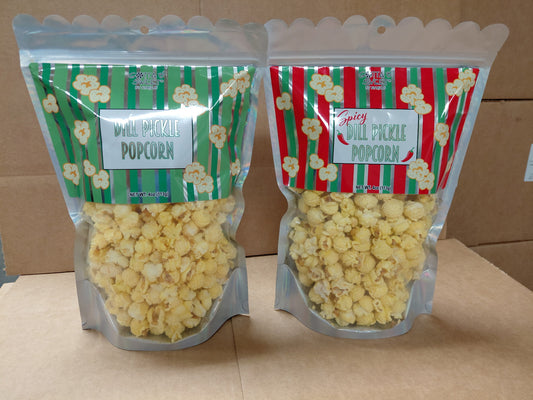 Spicy Dill Pickle Popcorn