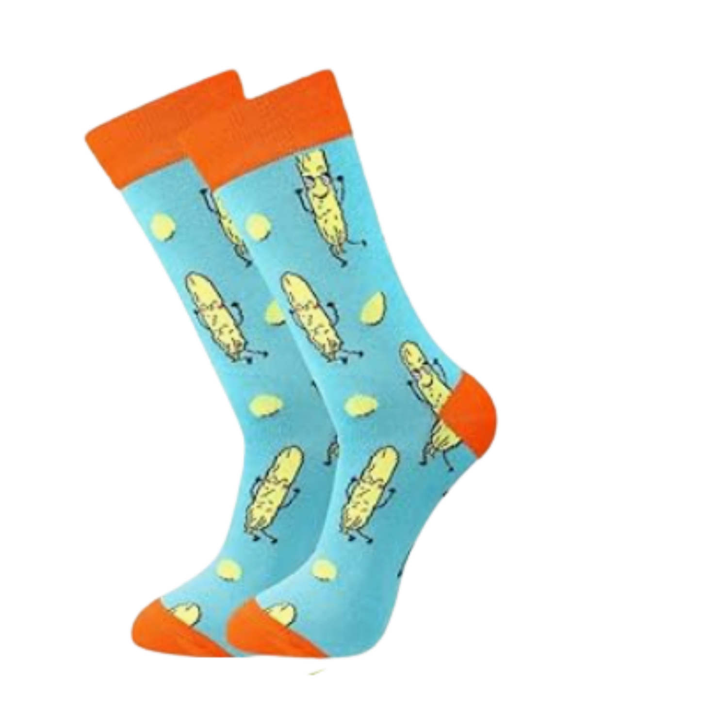 Cotton Mid Calf Pickle Socks