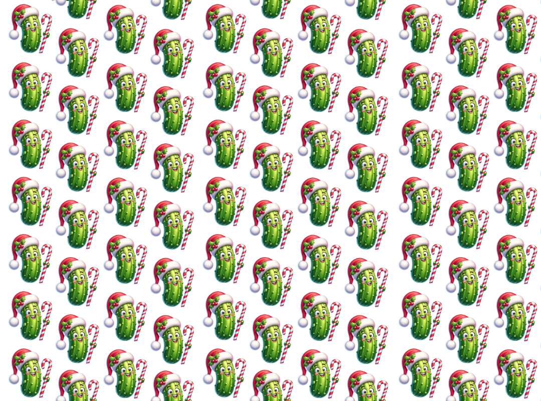 Christmas Pickle Wrapping Paper