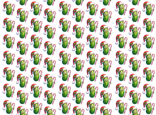 Christmas Pickle Wrapping Paper