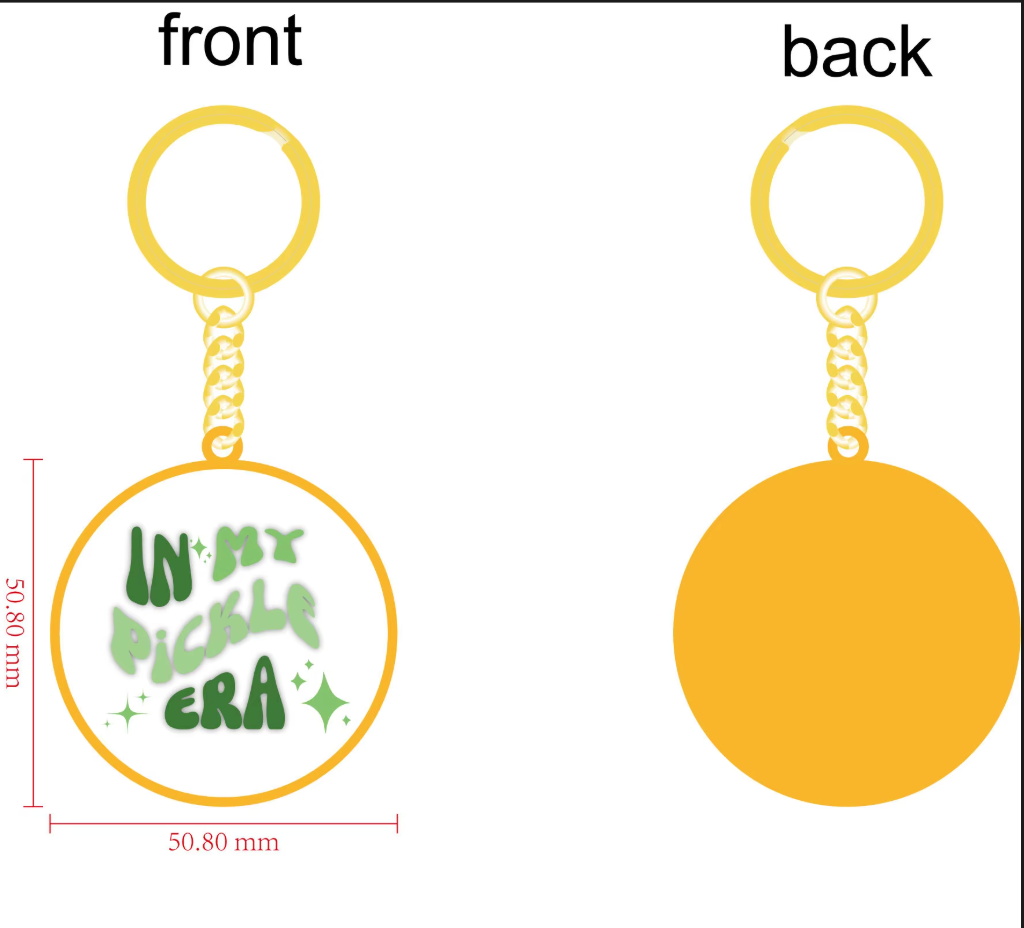 In My Pickle Era Keychain