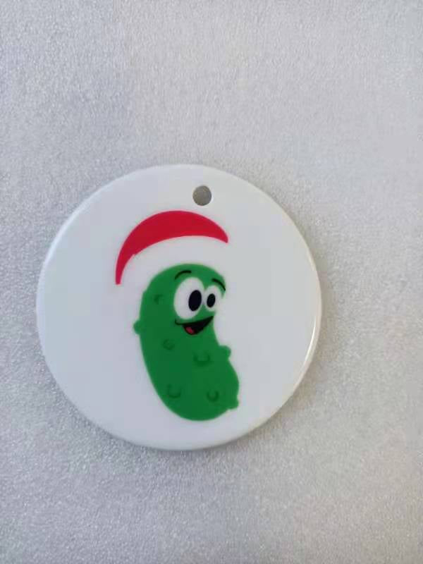 Christmas Pickle Porcelain Ornament