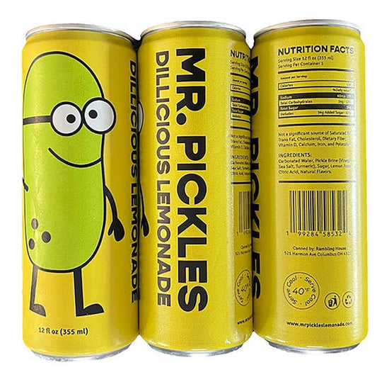Mr. Pickles Dillicious Lemonade (case of 24 cans)